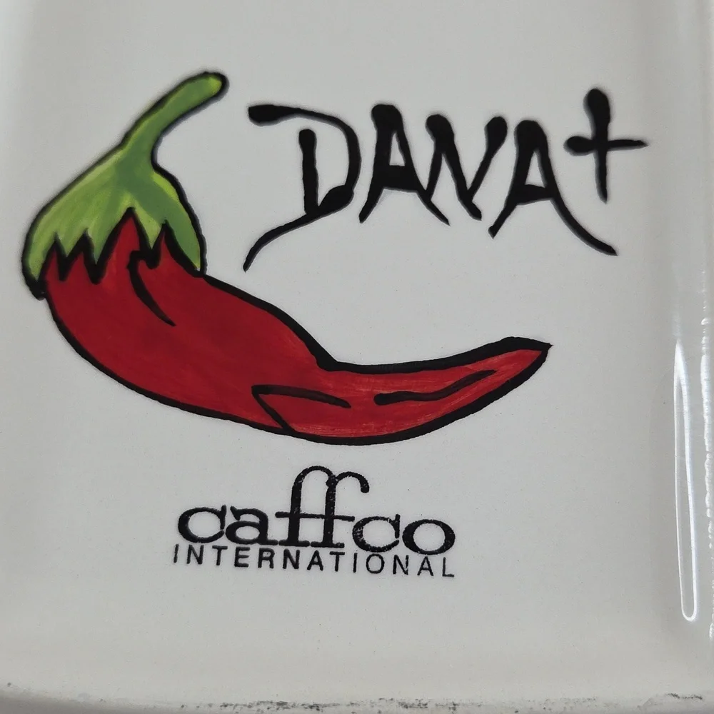 Caffco International DANA WHITTMAN Artist. MULIICOLOR CERAMIC PLATTER. - Picture 13 of 16